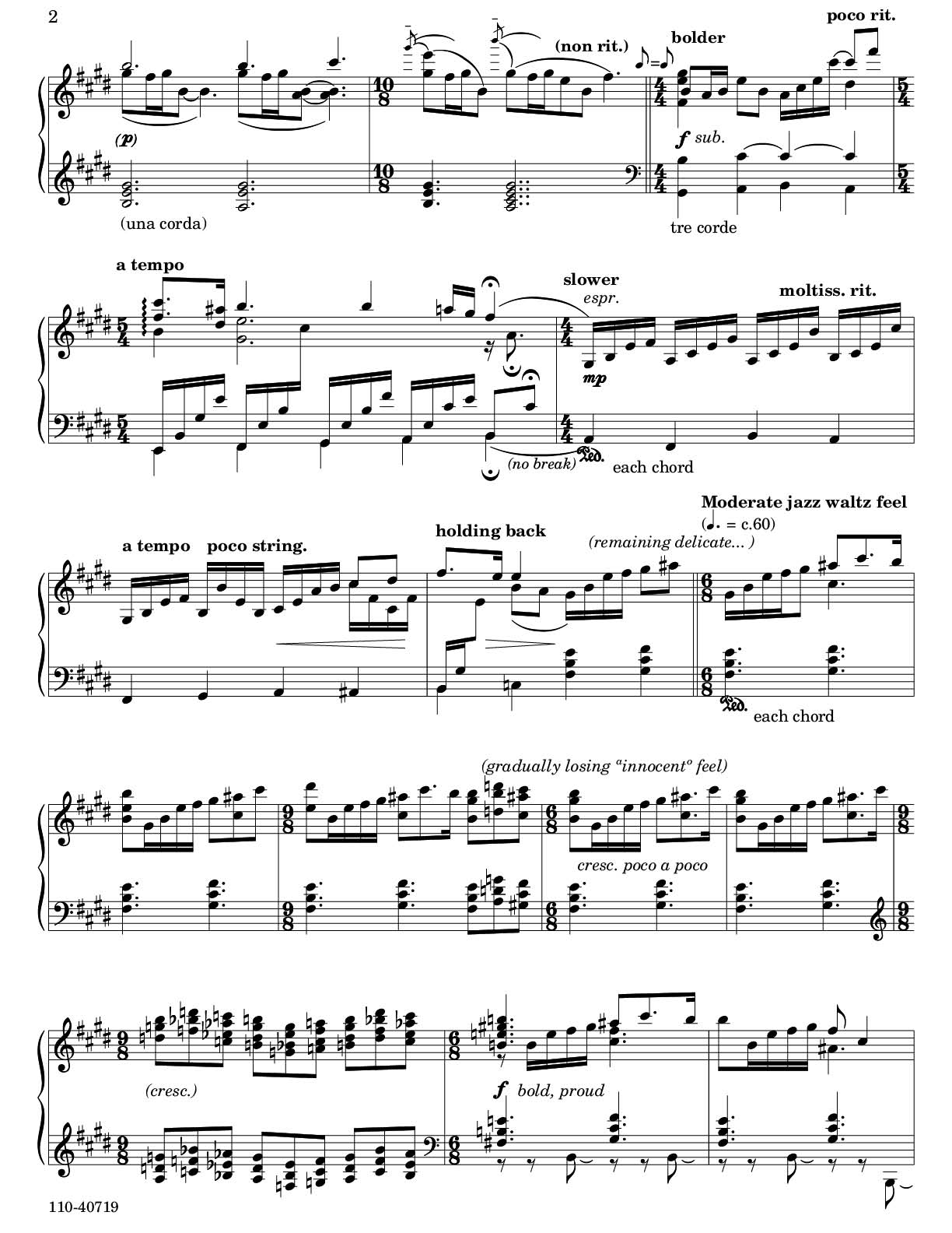 Romanza on a Theme of Rochberg sample page