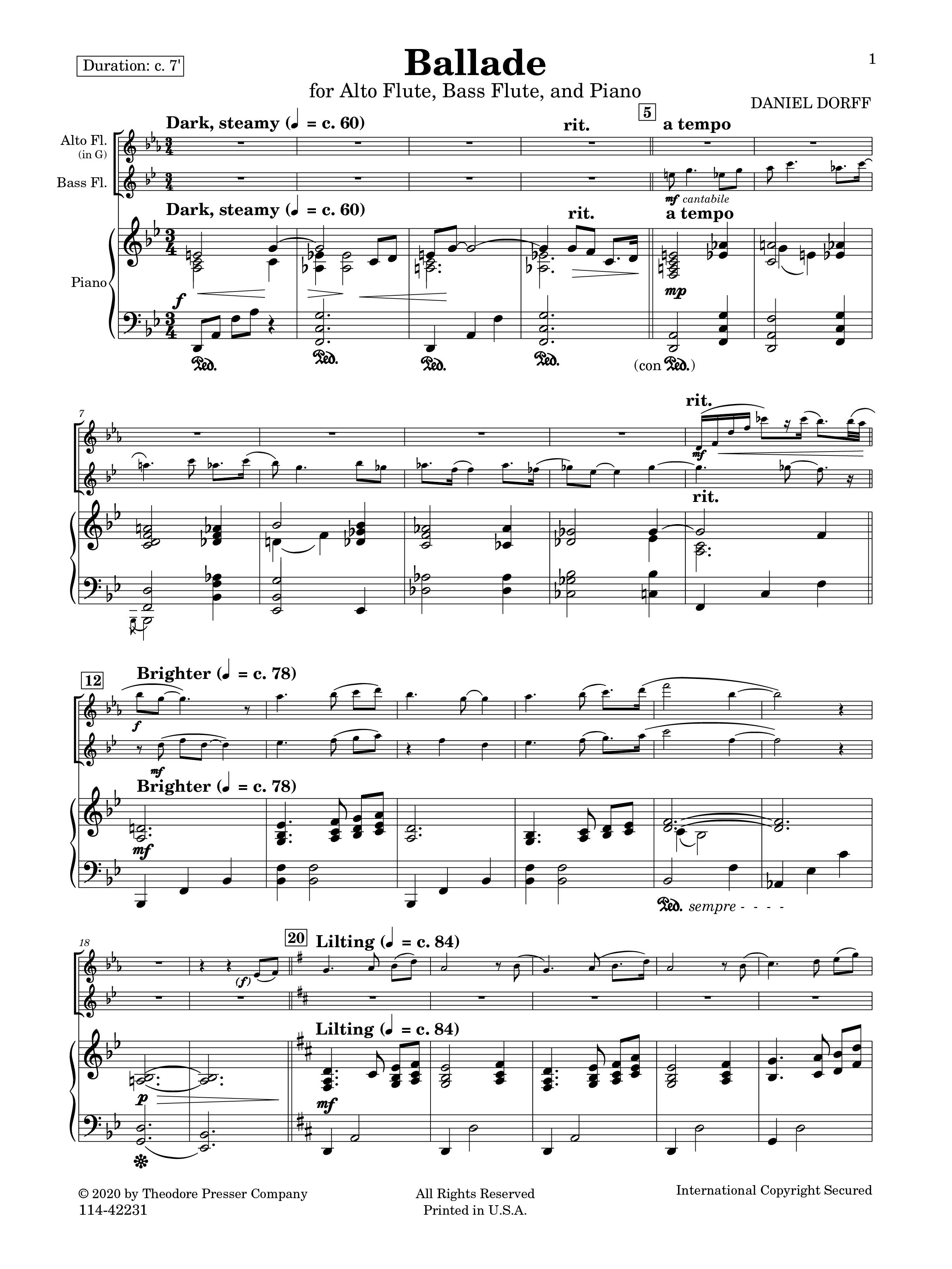 Ballade sample page
