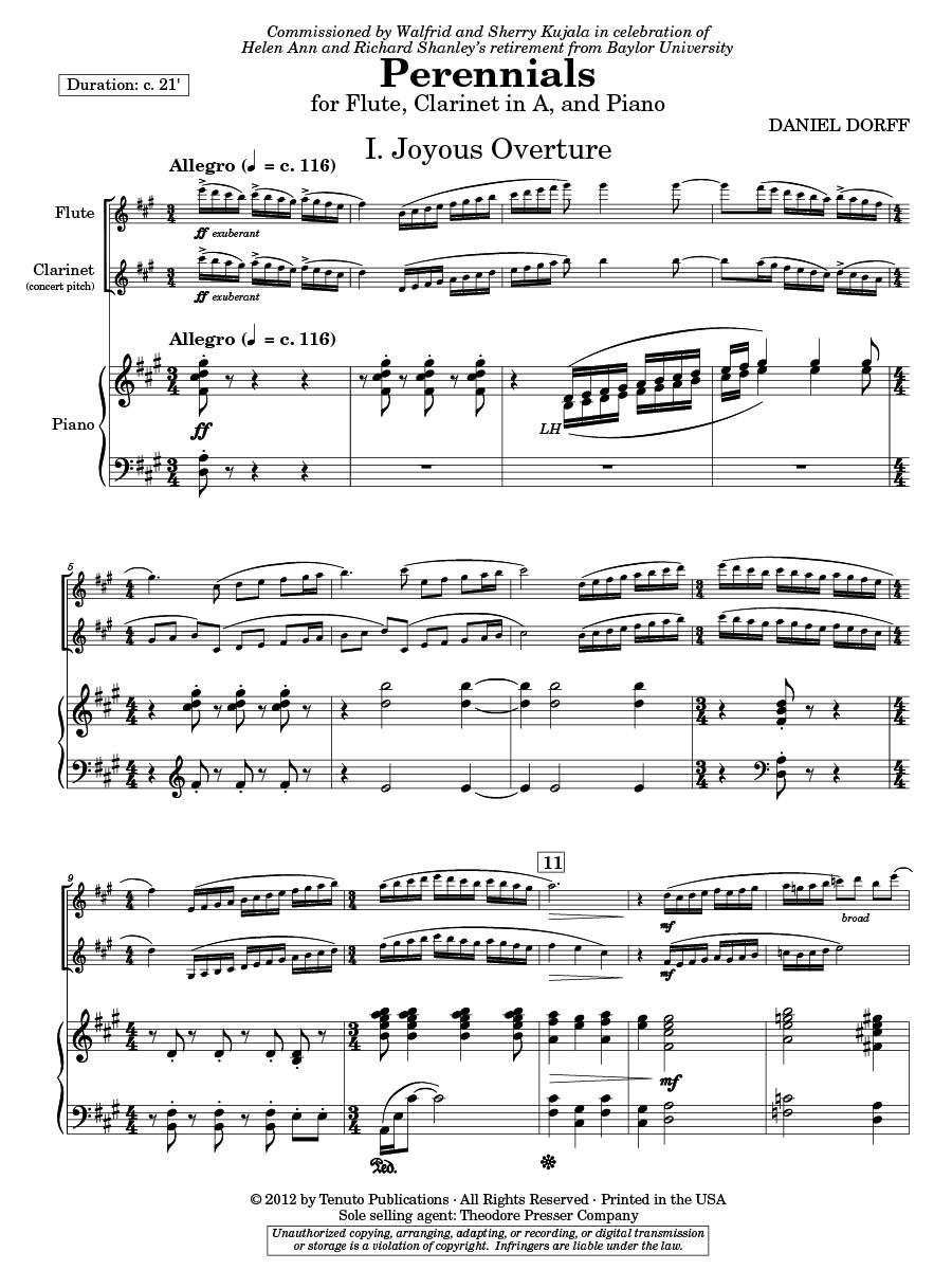 Perennials sample page