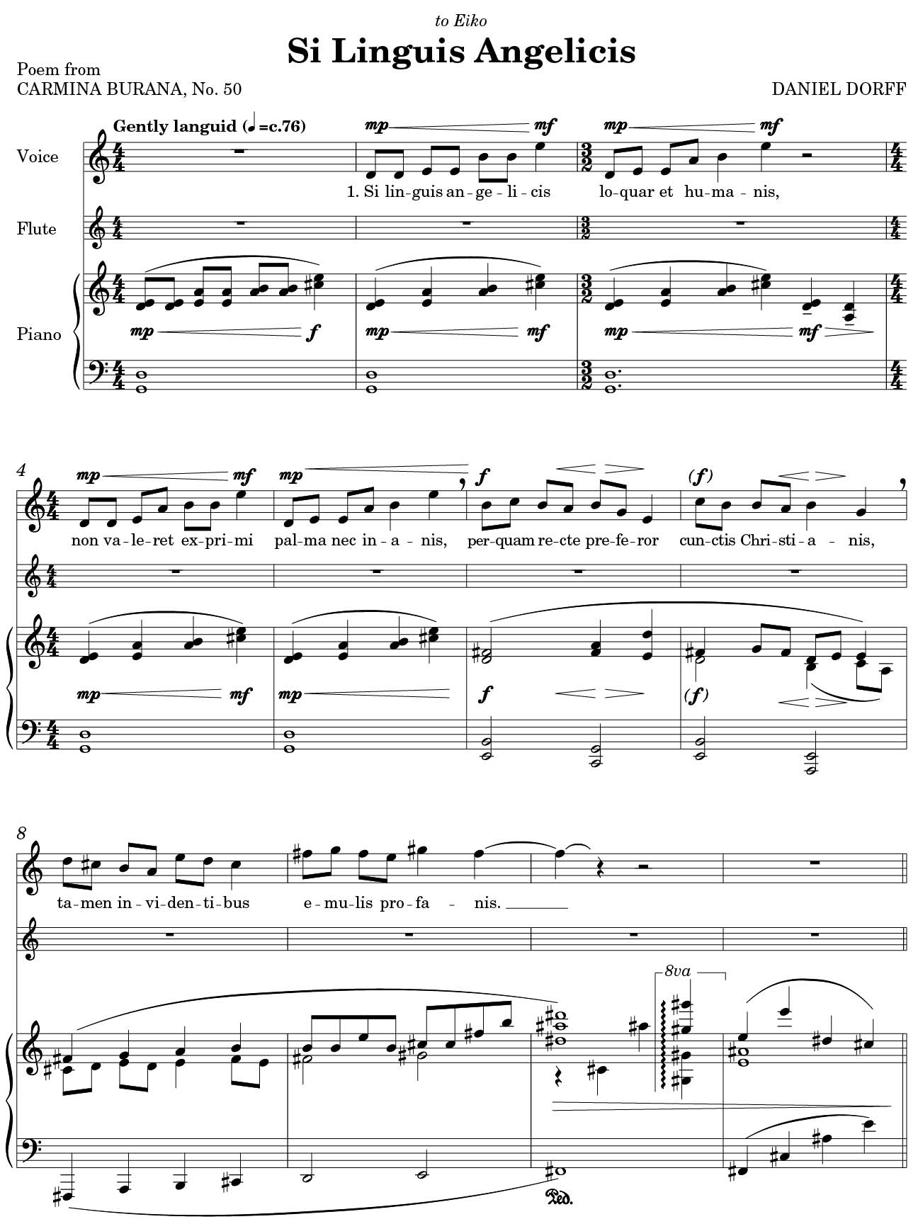 Si Linguis Angelicis sample page